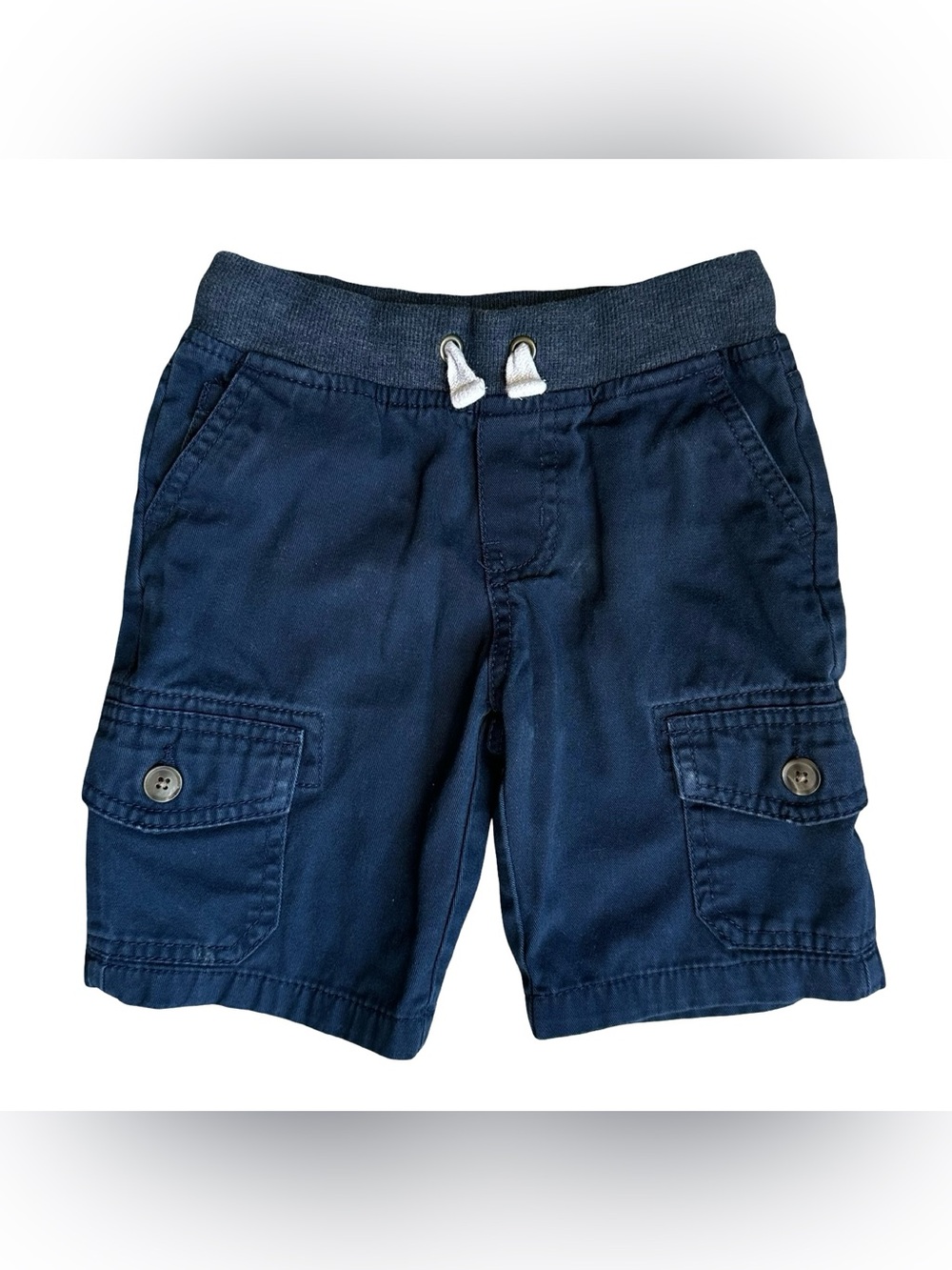 Cat & Jack 4T Boys blue cargo pull on elastic waist shorts